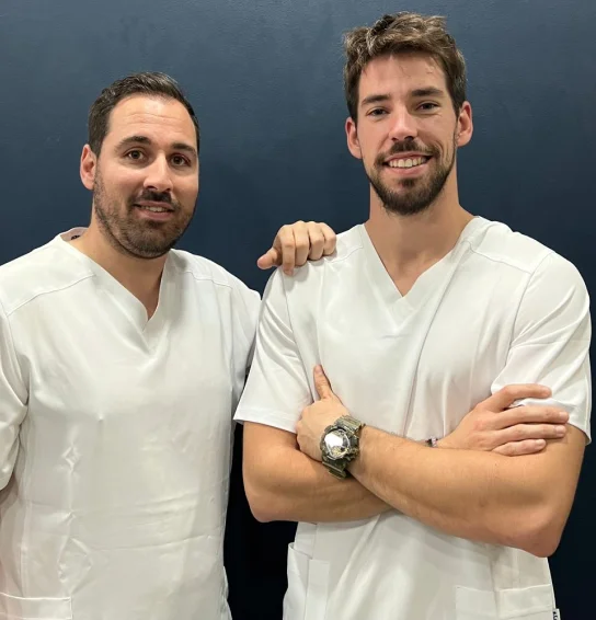 Jordi Cuevas Galera a izquierda y Daniel Romero Viñals a la derecha